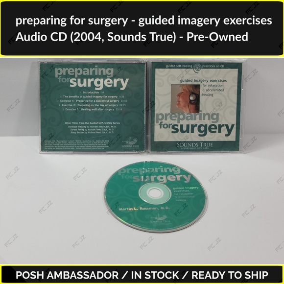 preparing for surgery - guided imagery exercises, Audio CD (2004) - Pre-Owned - Picture 1 of 6